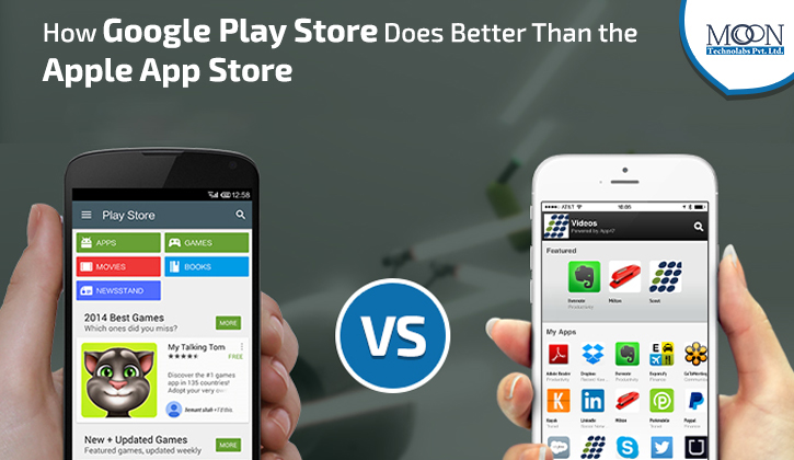 Google vs Apple app store
