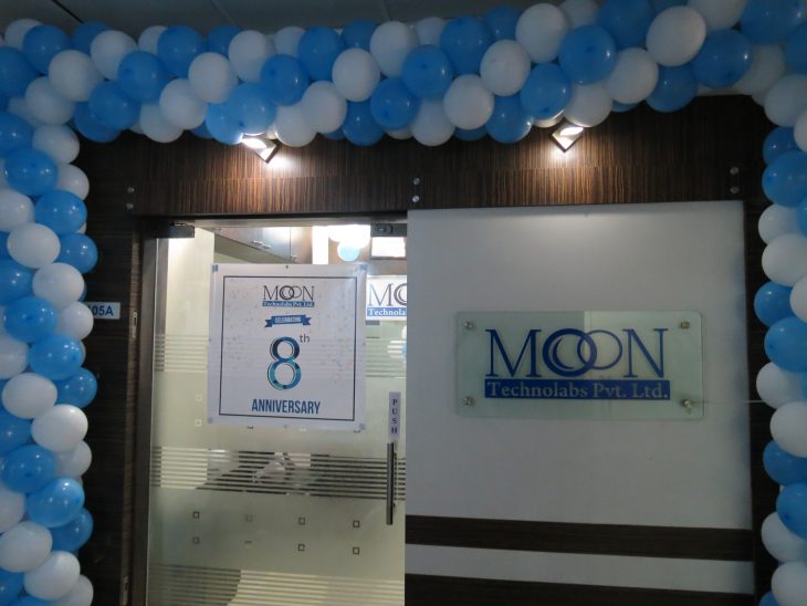 Office main gate decorated