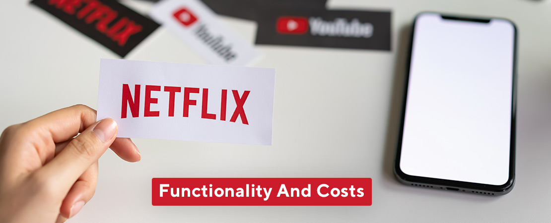 functionality and cost of Netflix